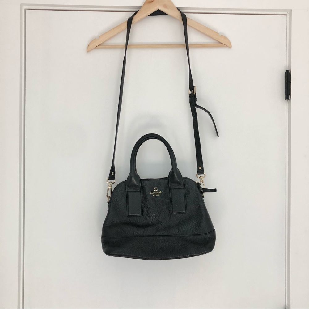 Kate Spade Bay Street black satchel purse